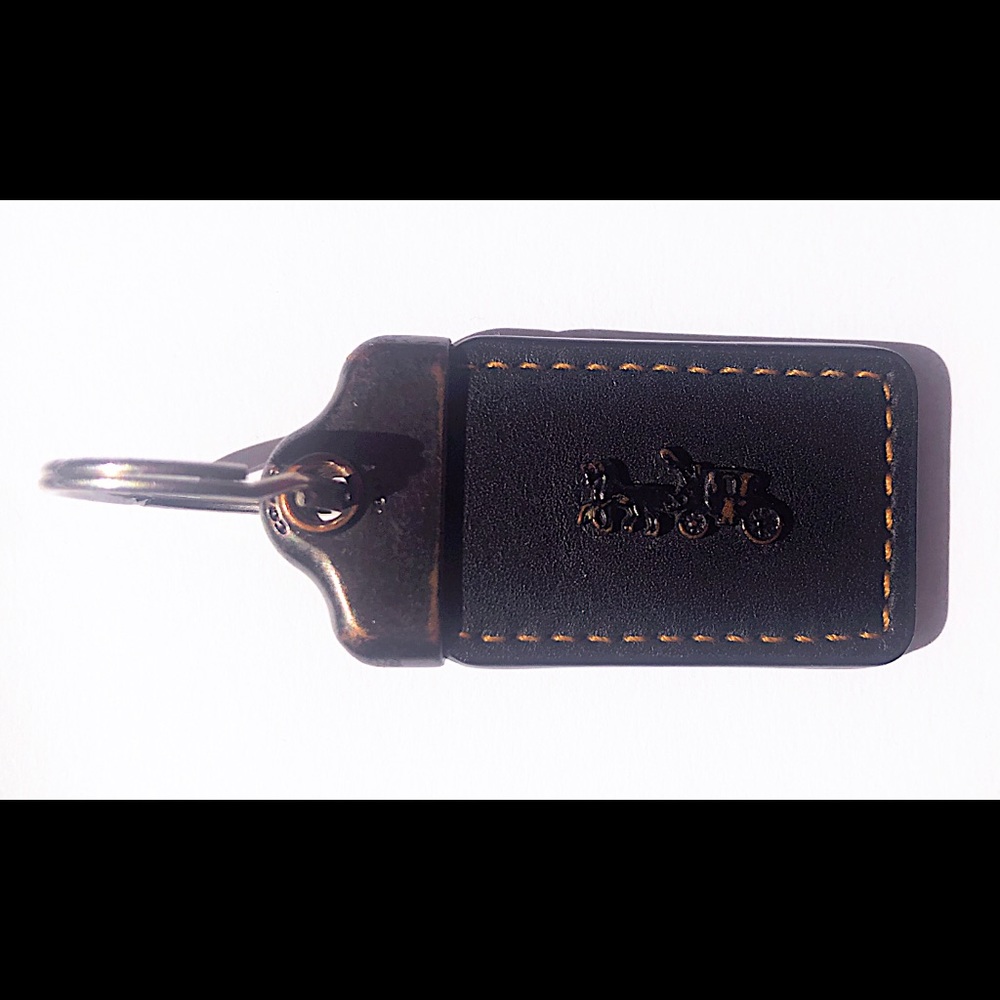 Authentic COACH Horse and Carriage Keychain